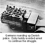 Danish police arrest.